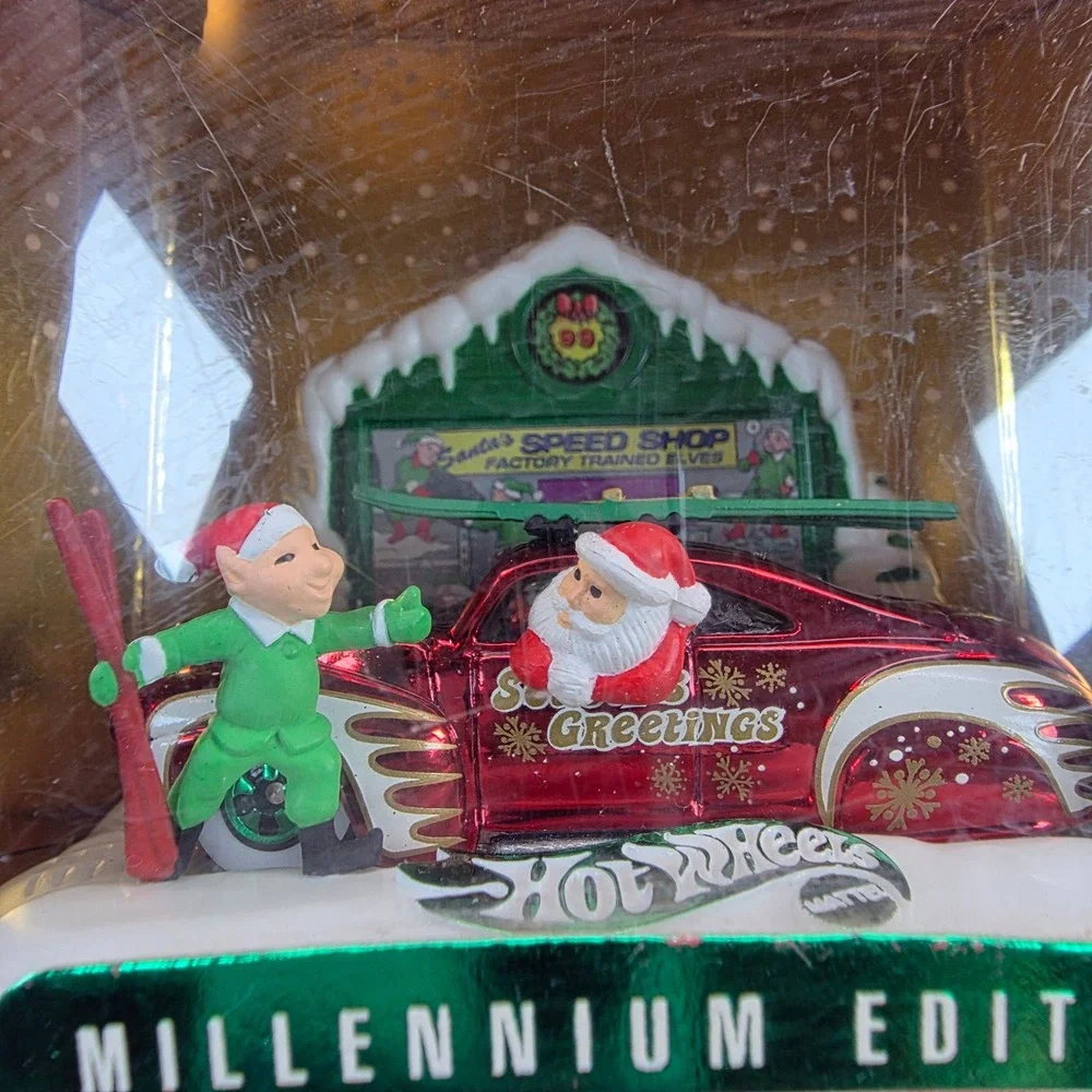 VTG Hot Wheels Millennium Edition Holiday Past 1 of 3 Santa Speed Shop Elves Car